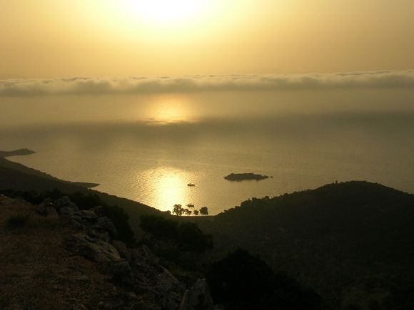 marmakas beach - natural light of a sunrise