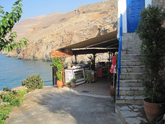 Taverna, early morning in quite and beautiful village...I want to live here!