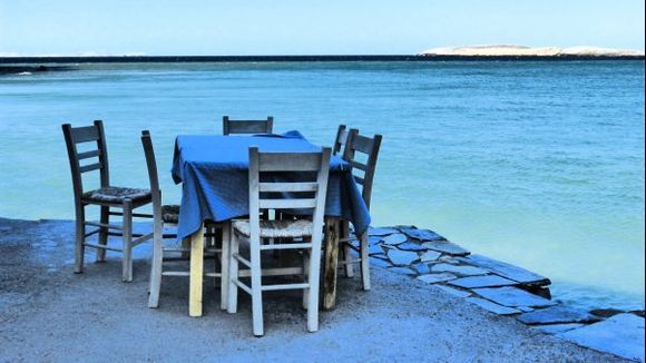 Dinner on the sea of Hiona, Lassithi - Crete