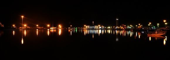 Zante town in the night
