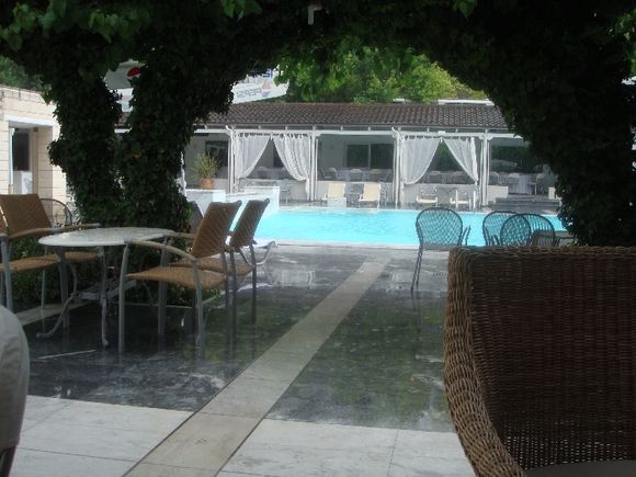 Pool area, Sun Beach hotel, Agia Triada