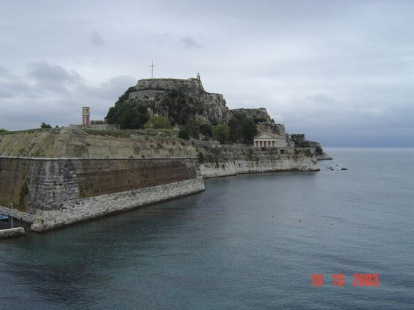 The old fort in Corfu Town