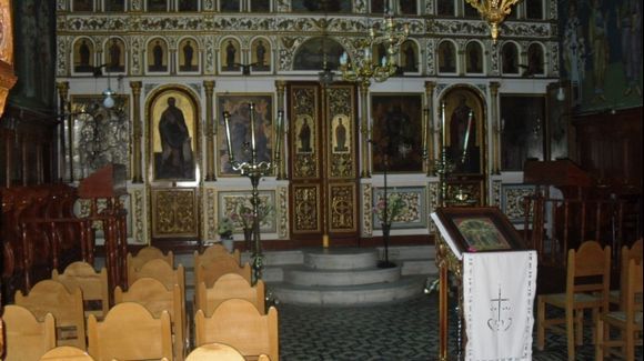 Church alter at Spartochori