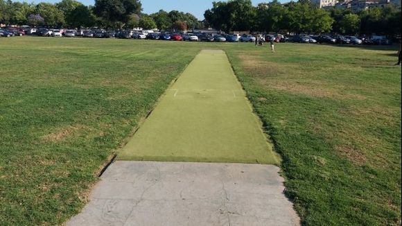 Corfu cricket pitch