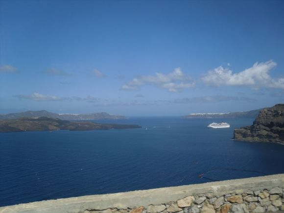 View from Athinios port