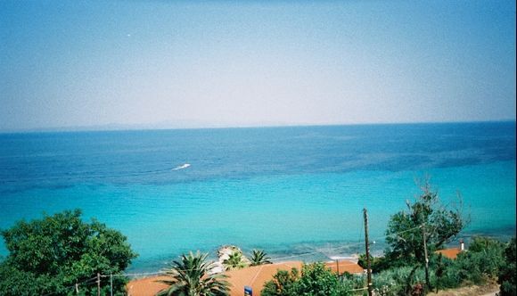 View over the sea at Afitos