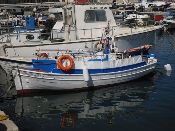 Fishing boat at Chania harbour