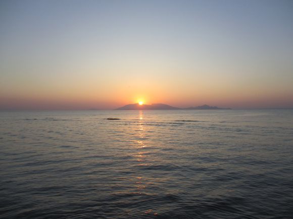 Sunrise over Island