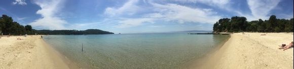 The lovely beach at Koukanaries in May before the hordes arrive