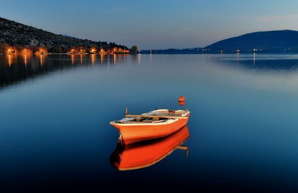 Serenity in lake Orestias (Kastoria)