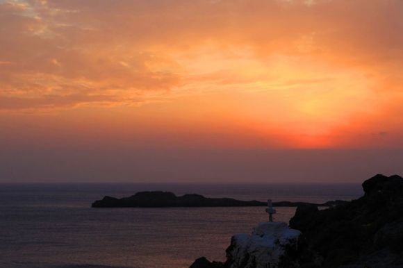 Sunset at Agios Nikolaos krassΰ