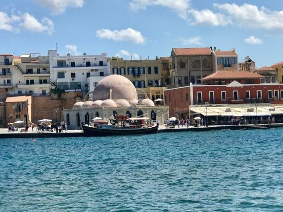 The morcque in chania harbour now a art gallery