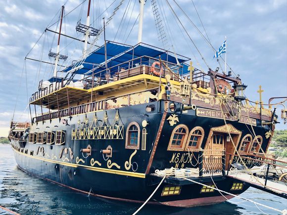 Ormos Panagias. Sithonia 
Pirate ship