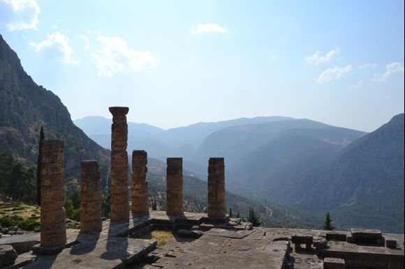 Temple of Apollo, Delphi, August 2013.