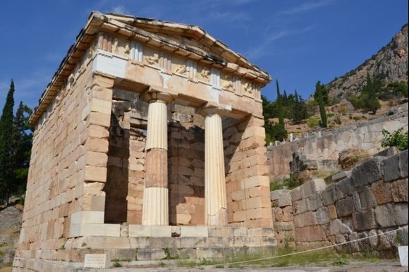 Treasury of the Athenians, Delphi.