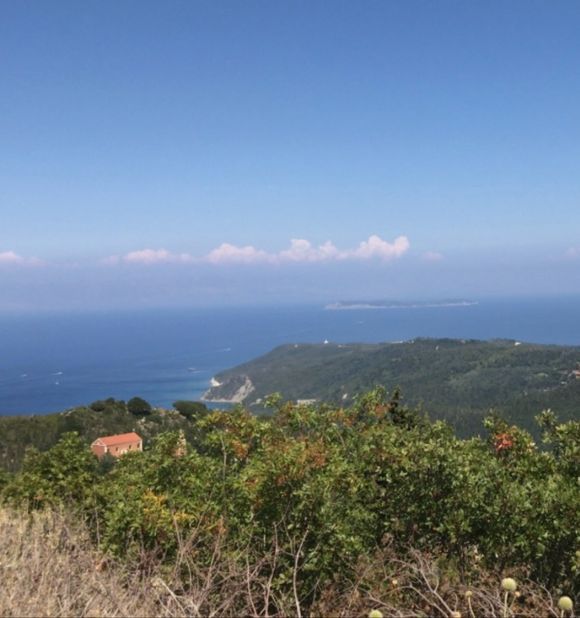 View of Erikousa from Othonoi, a typical Ionian landscape…