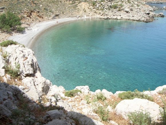 Gera beach on Tilos