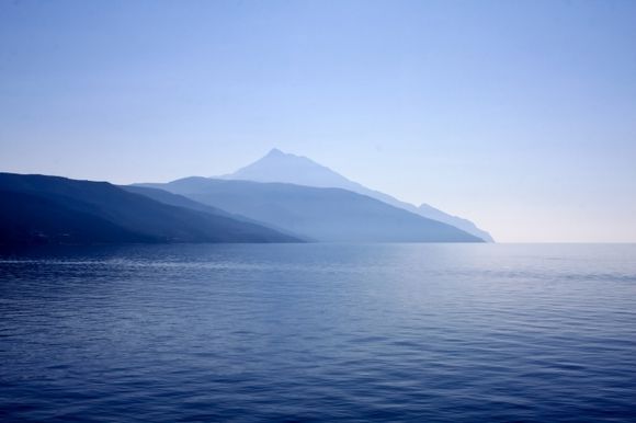 Blue Peaks, Peninsula Halkidiki, Greece.