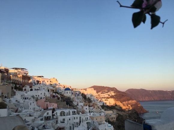 Beautiful view of paradise in Oia.