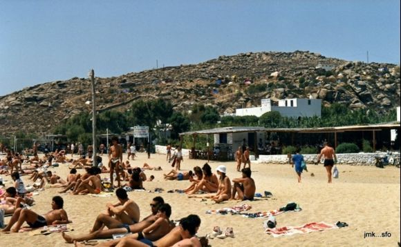 paradise beach mykonos  70's