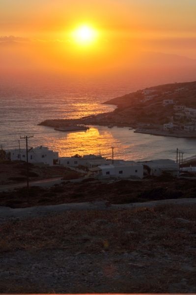 Stavros - sunset from Panaghia