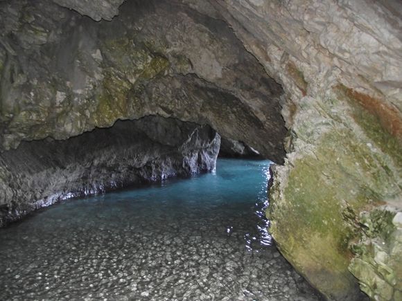 Cave at Myrtos Beach