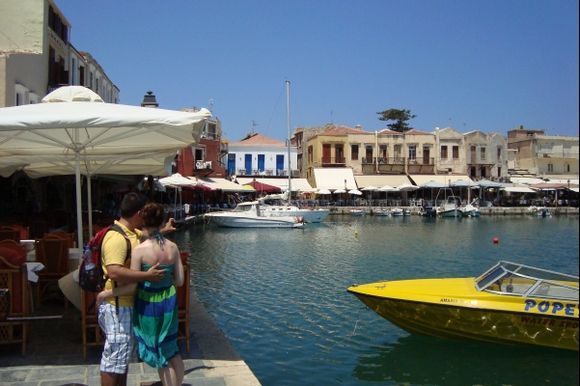 The Venetian Harbour in Rethymno / Crete