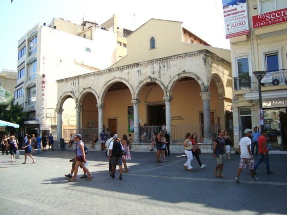The centre of Heraklion city
