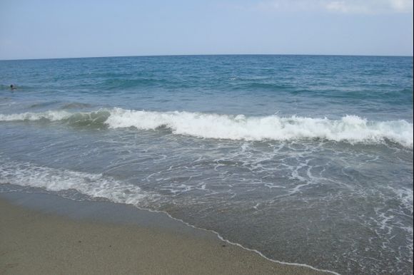 Fine sand beach in Rethymno