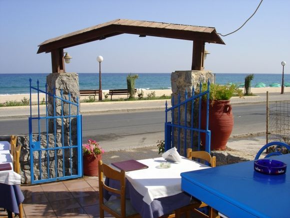 View from Taverna in Rethymno