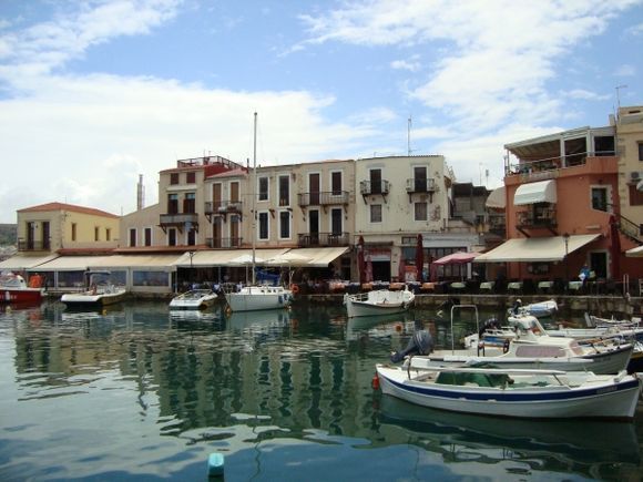 Venetian port in Rethymno