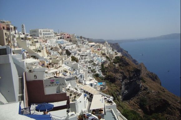 Thira / Santorini. Sea view.