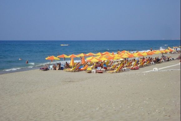 Sand beach in Rethymno