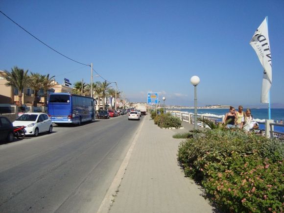Beach Road in Rethymno
