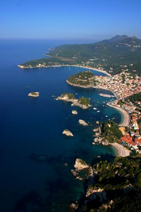 Aerial view on Parga
