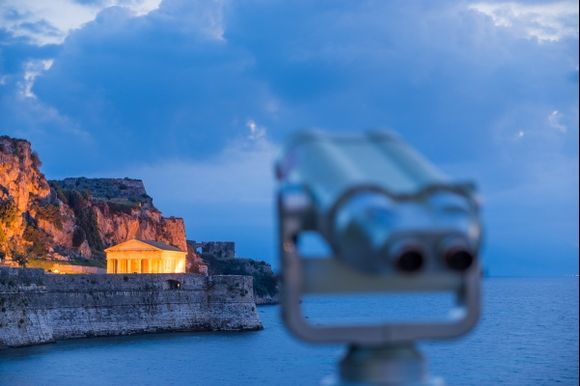 The Old fortress of Corfu island