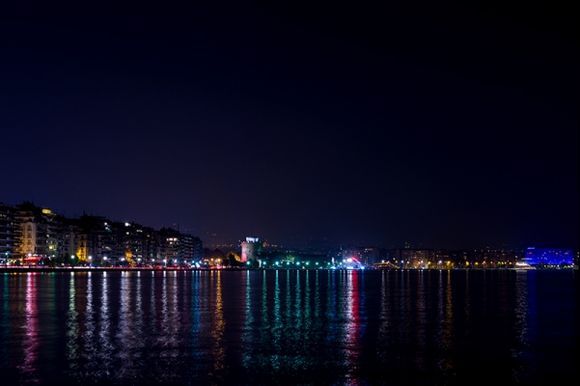 Thessaloniki at night