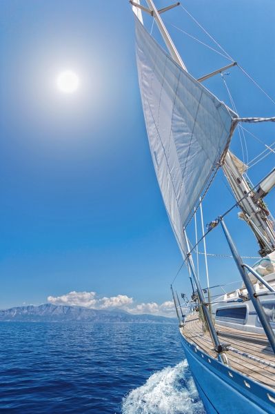 Sailing in Lefkada