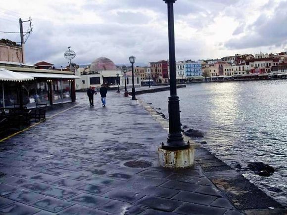 Another wet day in Chania