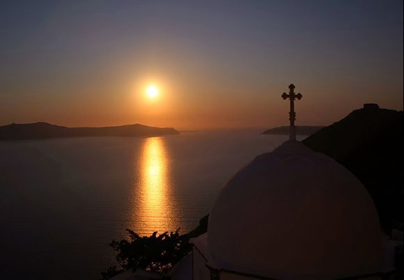 Santorini, view from Firá