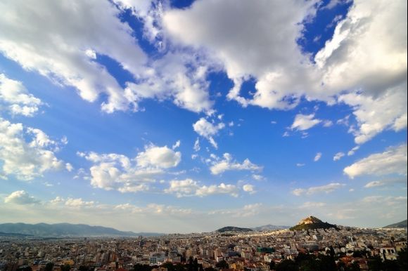 Athens City From The Acrpolis