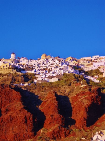 Cliff view at Santorini