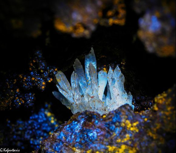 Aragonite crystals-Lavrion