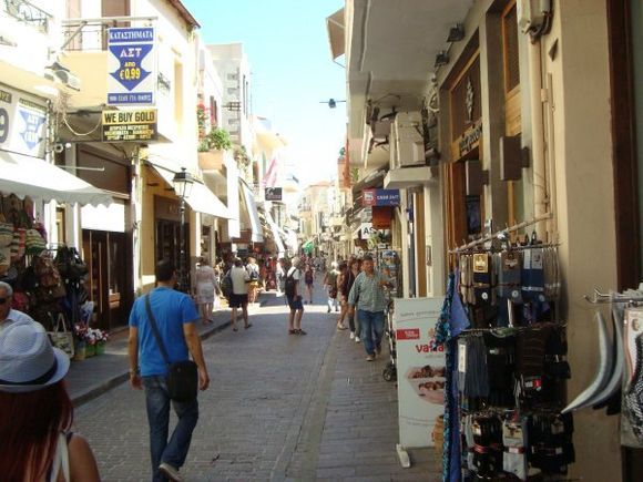 The Old Town of Rethymno at Crete