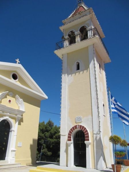Bochali hill and small church Zoodos Pigi