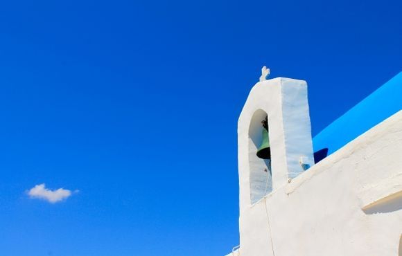 White and blue at Agios Sostis