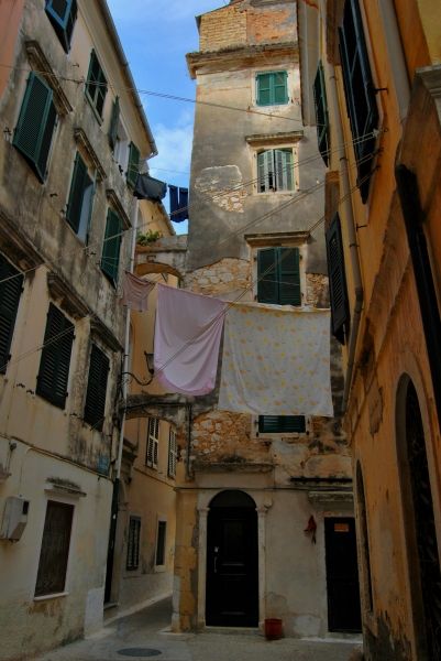 Back street in Corfu Town