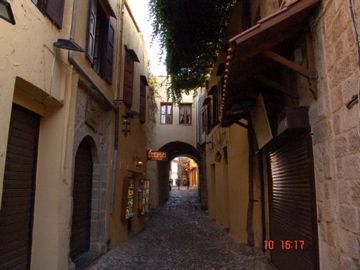 A Street in Rhodes Town.