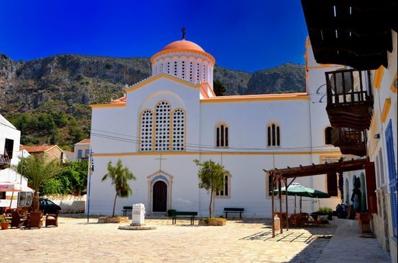 After Sunday service in Agios Nikolaos