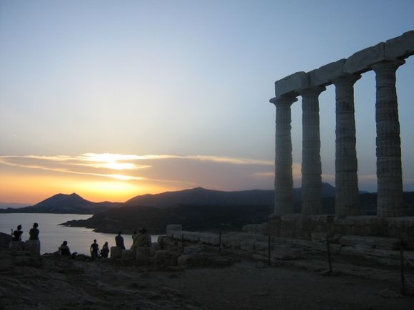 Sunset at the Temple of Poseidon